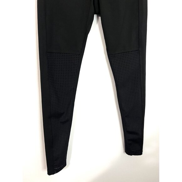 Splits 59 Black Perforated Waist Detail High Rise 7/8 Leggings Size XS - Picture 2 of 8